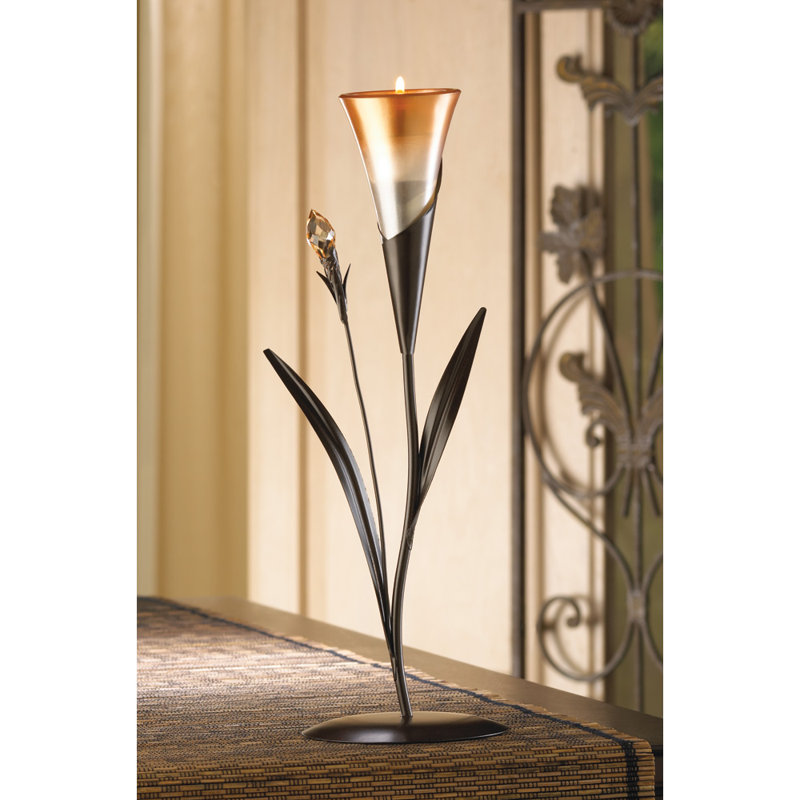 Sparkling Lily Candle Holder & Reviews AllModern